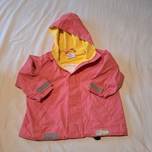 Hanna Andersson pink Anorak jacket size 90 or 3
